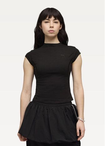 Топ женский спортивный PUMATECH SENSE Drycell Tee черного цвета