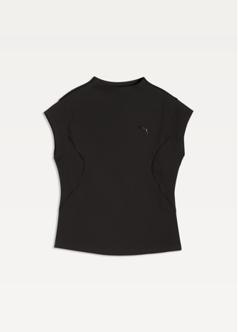Топ женский спортивный PUMATECH SENSE Drycell Tee черного цвета