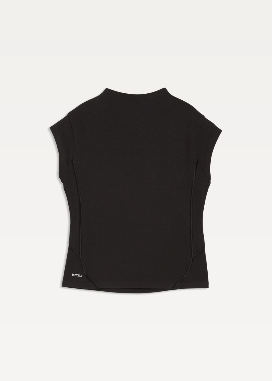 Топ женский спортивный PUMATECH SENSE Drycell Tee черного цвета