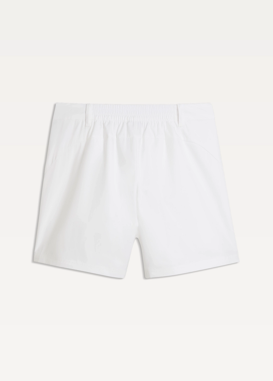Спортивные шорты женские PUMATECH SENSE Shorts 4' белого цвета