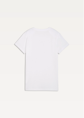 Футболка женская PUMA ESS SCRIPT Tee белого цвета