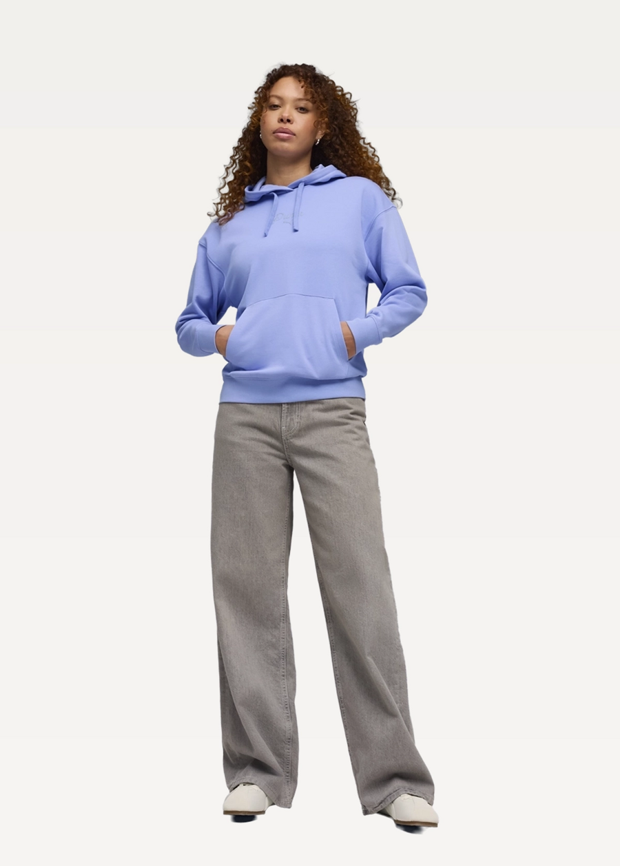 Худі жіноче PUMA ESS SCRIPT Hoodie Intense Lavender