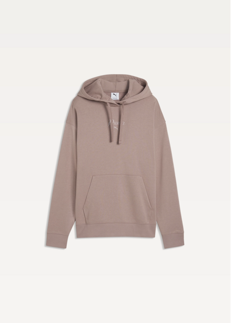 Худи женское PUMA ESS SCRIPT Hoodie Sandstone
