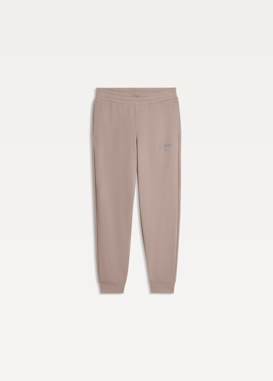 Спортивные шорты женские PUMA ESS SCRIPT Sweatpants Sandstone