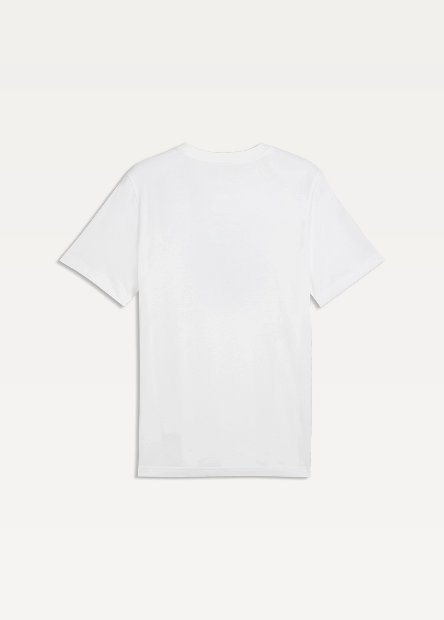 Футболка чоловіча PUMA GRAPHIC Sneaker Tee білого кольору