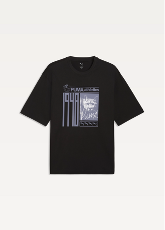 Футболка чоловіча PUMA GRAPHIC Photoprint Tee чорного кольору