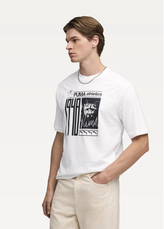 Футболка чоловіча PUMA GRAPHIC Photoprint Tee білого кольору