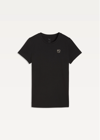 Футболка жіноча PUMA ESS ELEVATED Tee чорного кольору