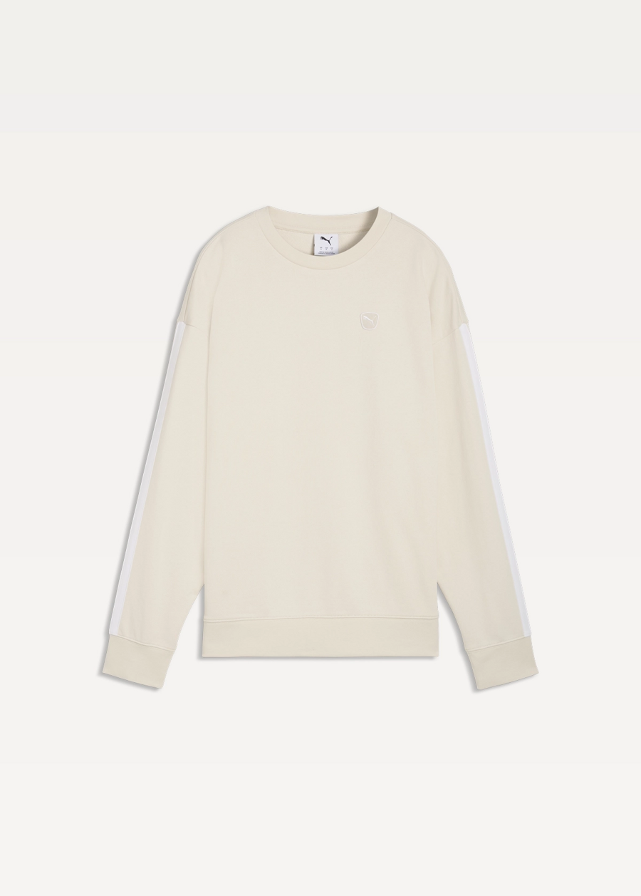 Свитшот женский PUMA ESS ELEVATED Comfort Crew TR Alpine Snow