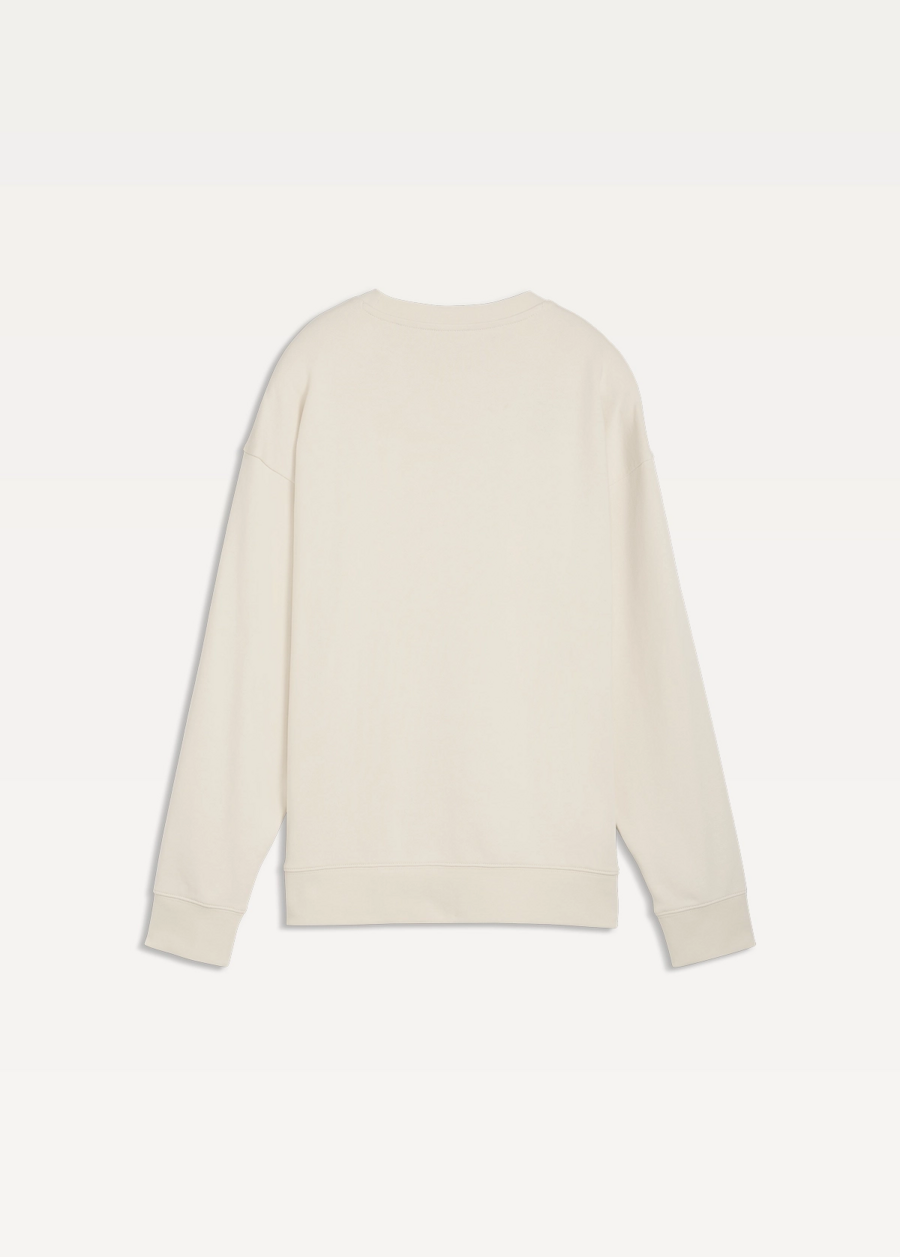 Свитшот женский PUMA ESS ELEVATED Comfort Crew TR Alpine Snow