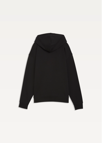 Свитшот женский PUMA ESS ELEVATED Comfort Hoodie черного цвета