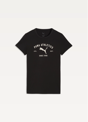 Футболка жіноча PUMA CLASS Graphic Tee чорного кольору