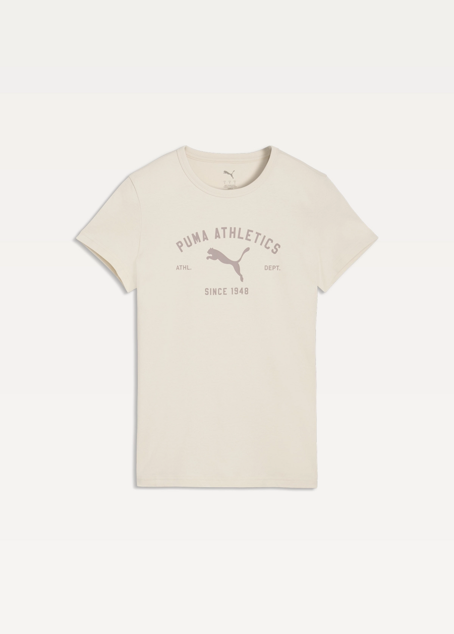 Футболка жіноча PUMA CLASS Graphic Tee Alpine Snow