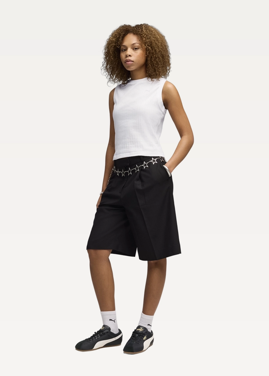 Майка женская PUMA HER Tank белого цвета