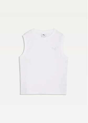 Майка женская PUMA HER Tank белого цвета