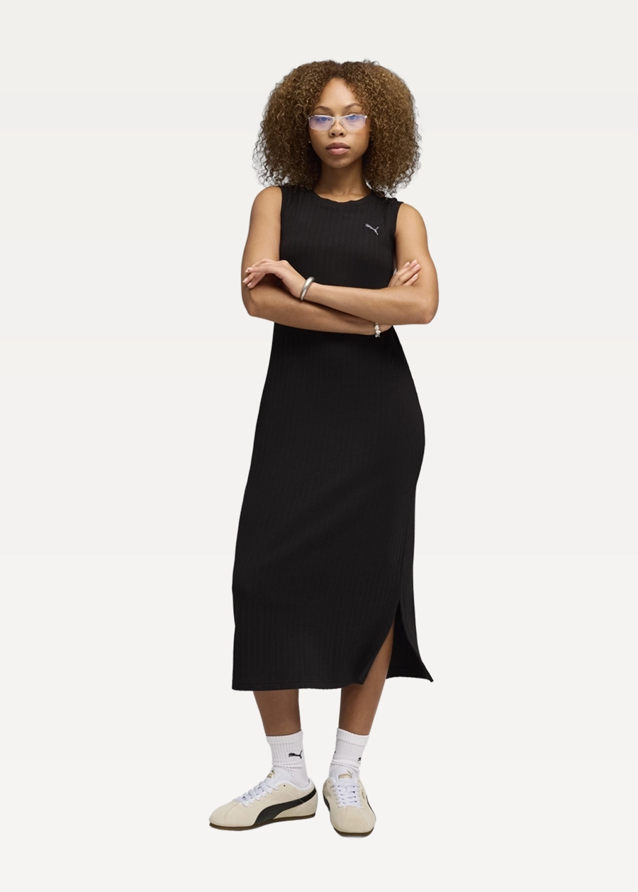 Сукня жіноча PUMA HER Relaxed Dress чорного кольору