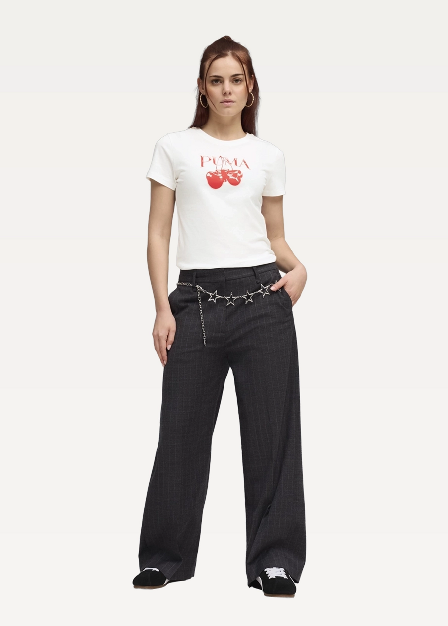 Футболка жіноча PUMA GRAPHICS Tee 2 білого кольору