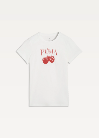 Футболка жіноча PUMA GRAPHICS Tee 2 білого кольору