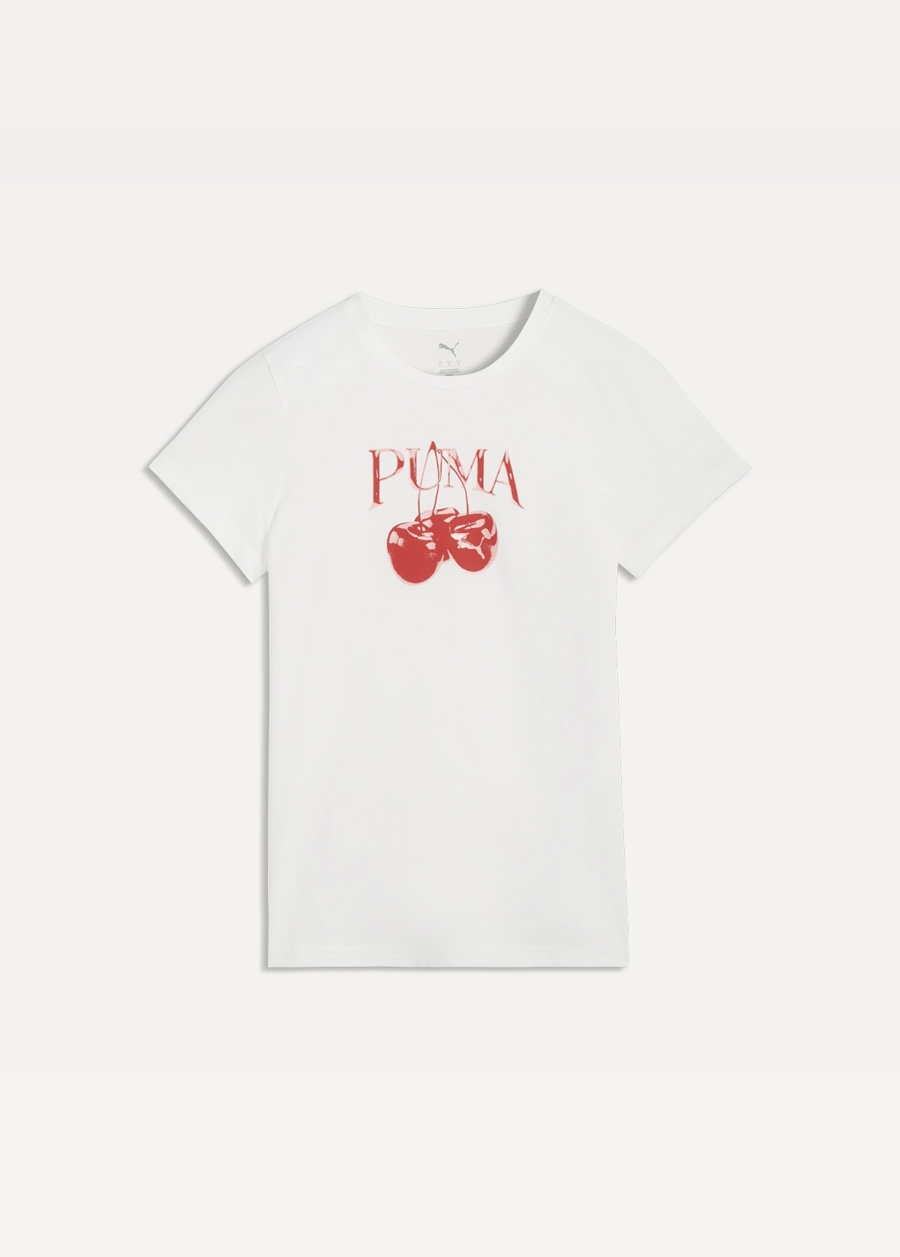 Футболка жіноча PUMA GRAPHICS Tee 2 білого кольору
