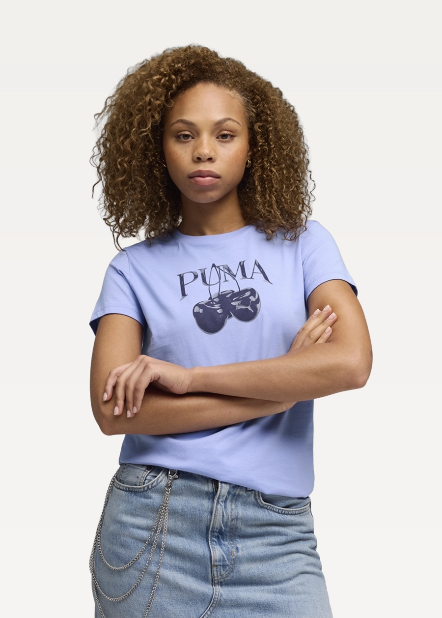 Футболка жіноча PUMA GRAPHICS Tee 2 Intense Lavender