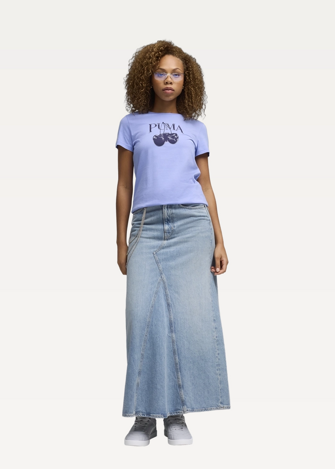 Футболка жіноча PUMA GRAPHICS Tee 2 Intense Lavender