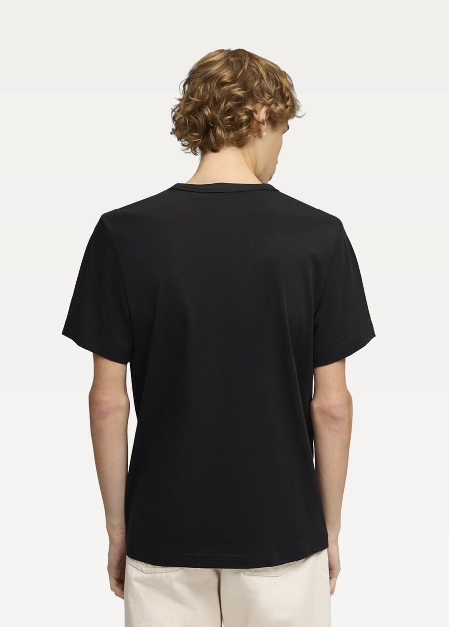 Футболка чоловіча PUMA ESS ELEVATED Black Tee черного цвета