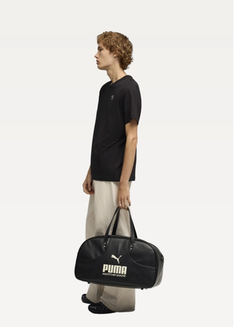 Футболка чоловіча PUMA ESS ELEVATED Black Tee черного цвета