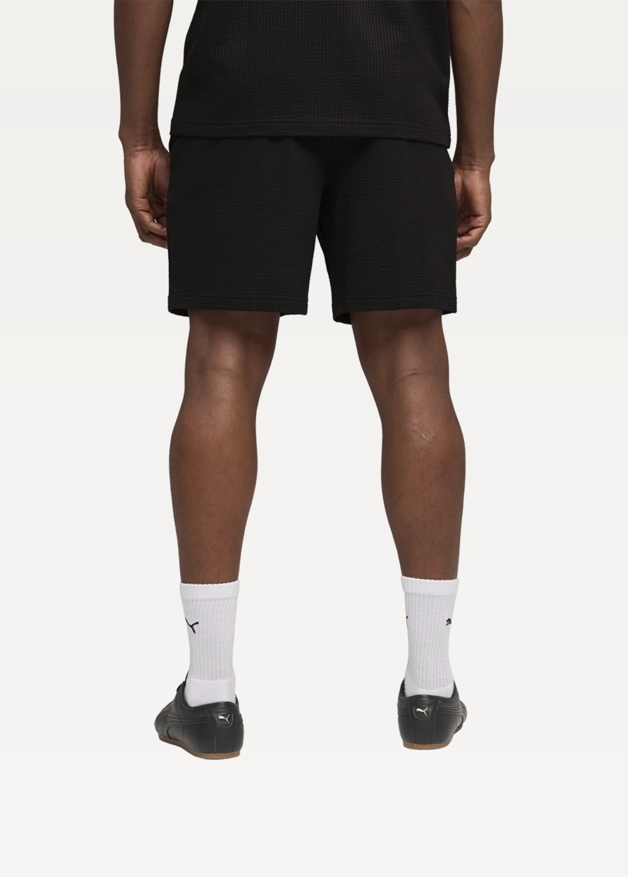 Спортивні шорти чоловічі PUMA ESS ELEVATED Material Shorts чорного кольору