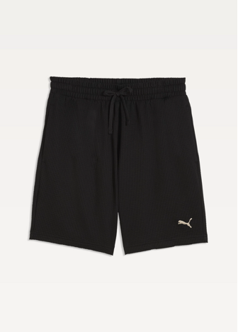 Спортивні шорти чоловічі PUMA ESS ELEVATED Material Shorts чорного кольору