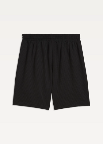 Спортивні шорти чоловічі PUMA ESS ELEVATED Material Shorts чорного кольору