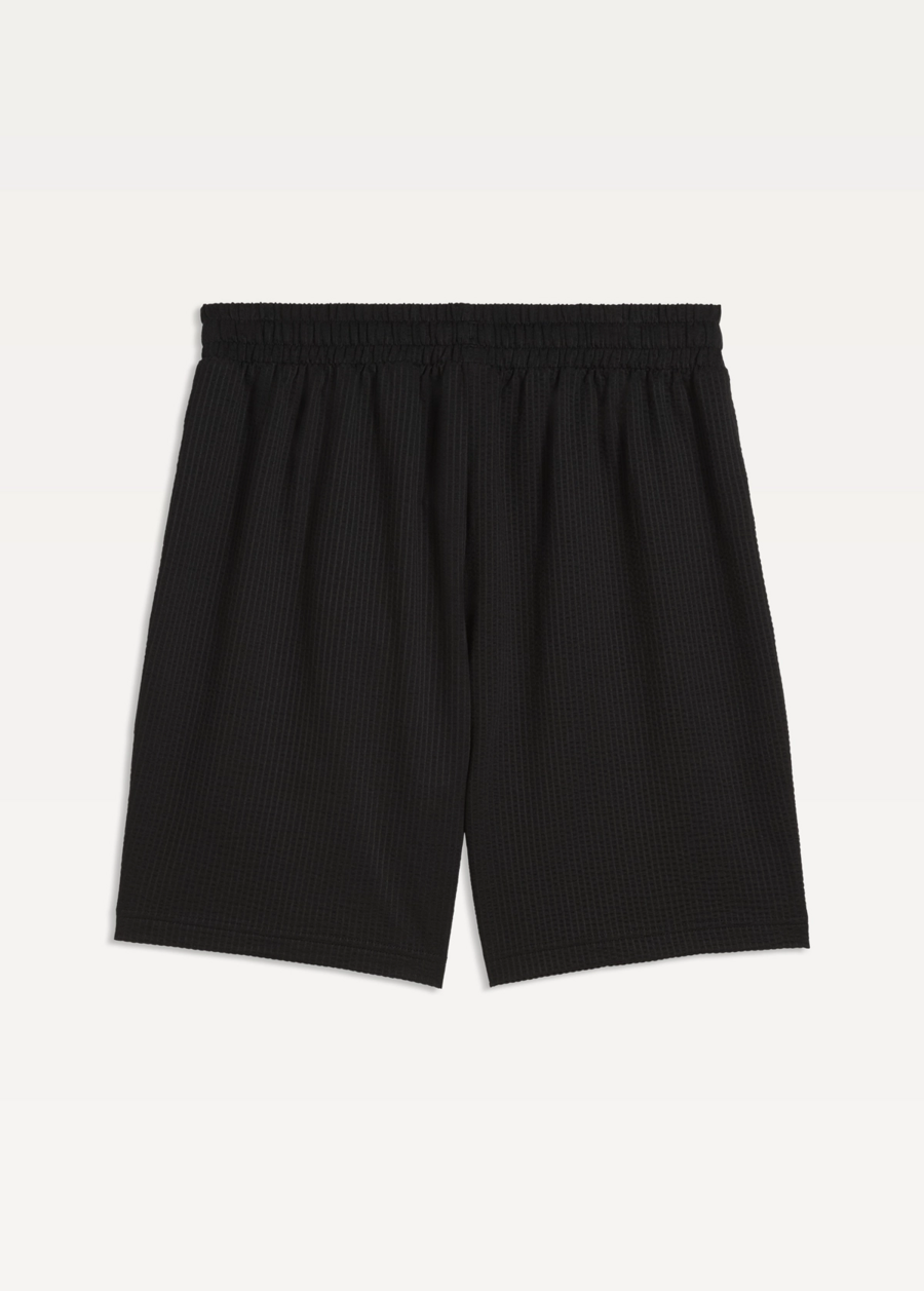 Спортивні шорти чоловічі PUMA ESS ELEVATED Material Shorts чорного кольору