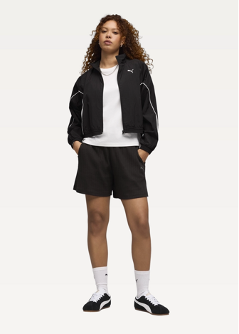 Спортивные шорты женские PUMA HER High-Waist Shorts черного цвета