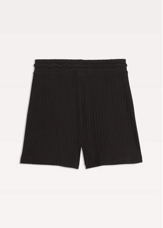 Спортивные шорты женские PUMA HER High-Waist Shorts черного цвета