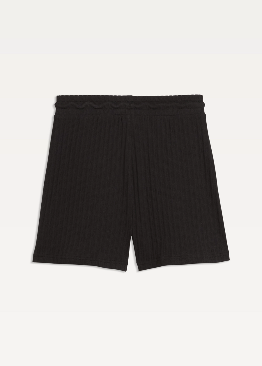 Спортивные шорты женские PUMA HER High-Waist Shorts черного цвета