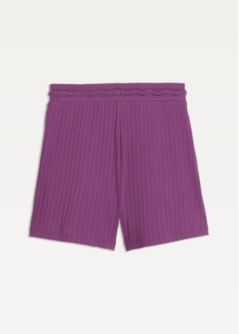 Спортивные шорты женские PUMA HER High-Waist Shorts Plum Wine