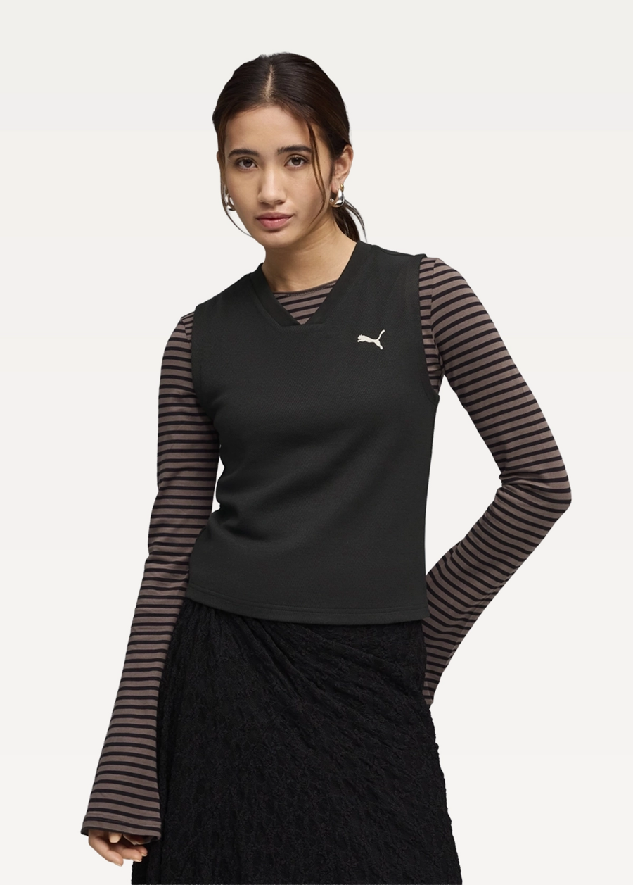 Майка женская PUMA CLASS Comfort Tank черного цвета