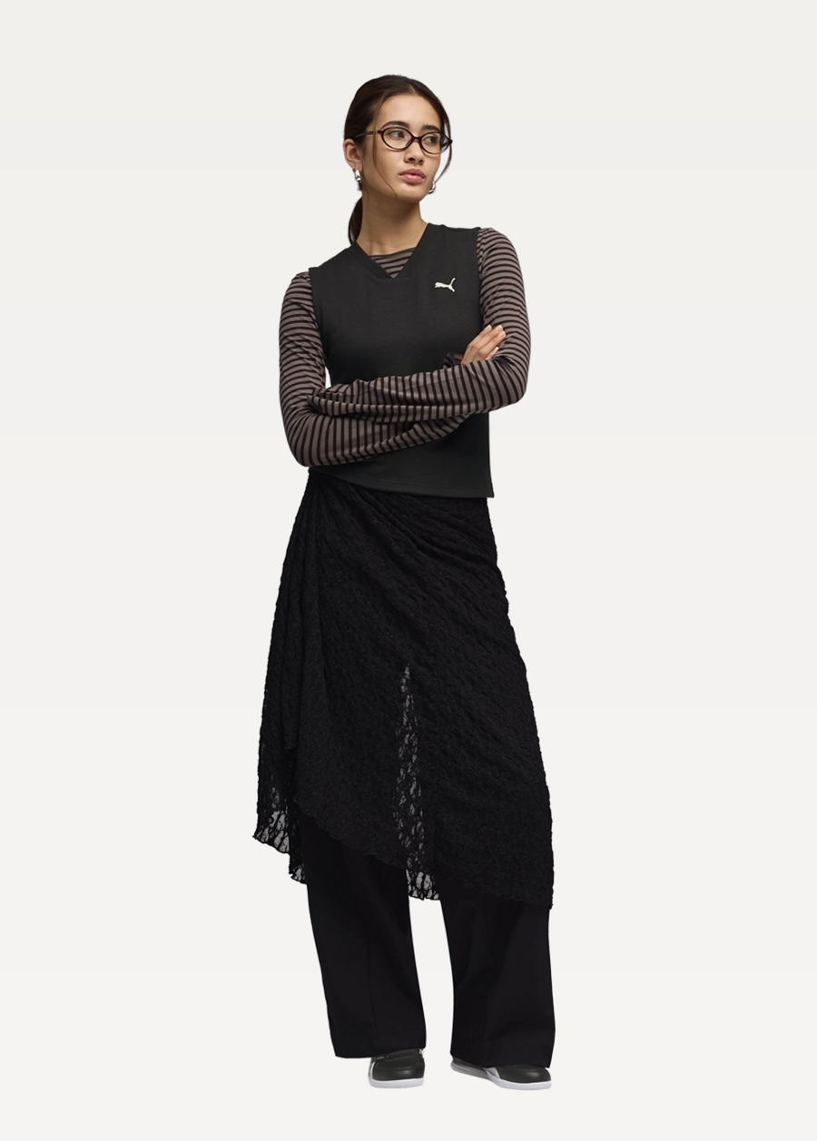 Майка женская PUMA CLASS Comfort Tank черного цвета