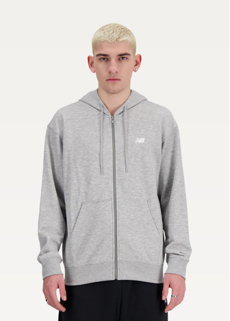 Худі чоловіче New Balance Stacked Logo сірого кольору