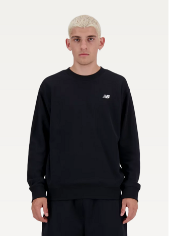 Світшот чоловічий New Balance Sport Essentials French Terry чорного кольору