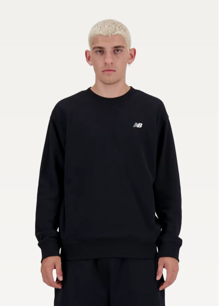 Свитшот мужской New Balance Sport Essentials French Terry черного цвета