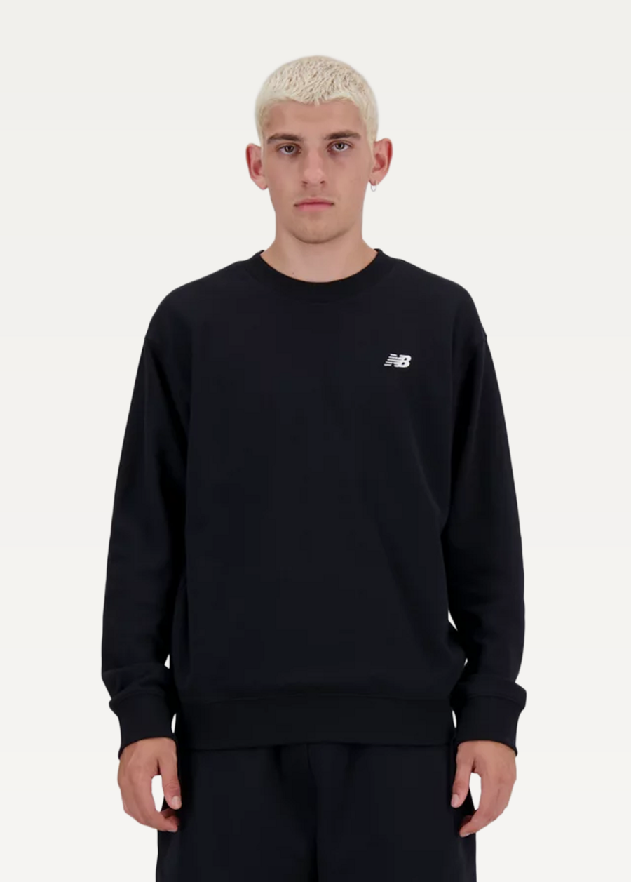 Свитшот мужской New Balance Sport Essentials French Terry черного цвета