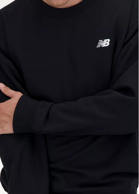Свитшот мужской New Balance Sport Essentials French Terry черного цвета