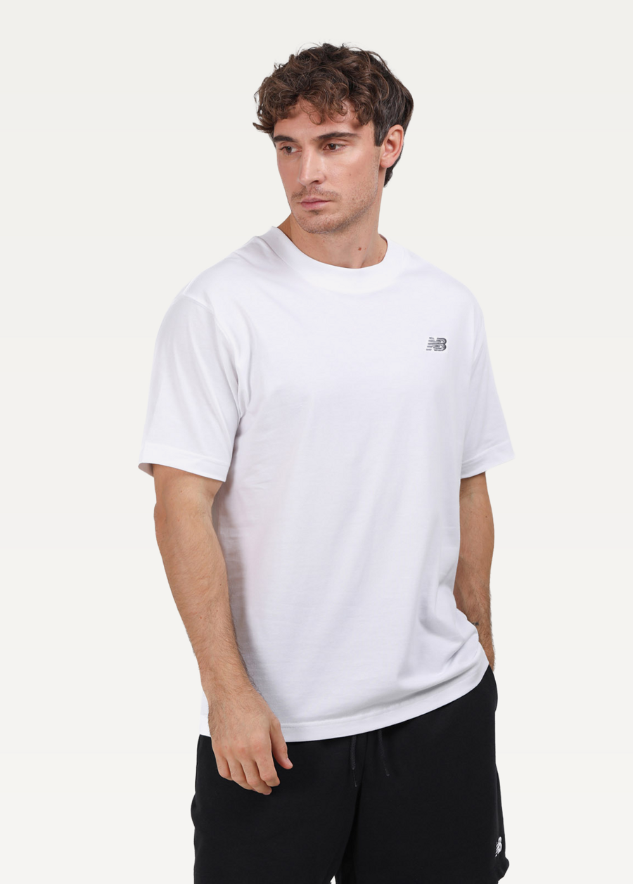 Футболка мужская New Balance NB Small Logo белого цвета