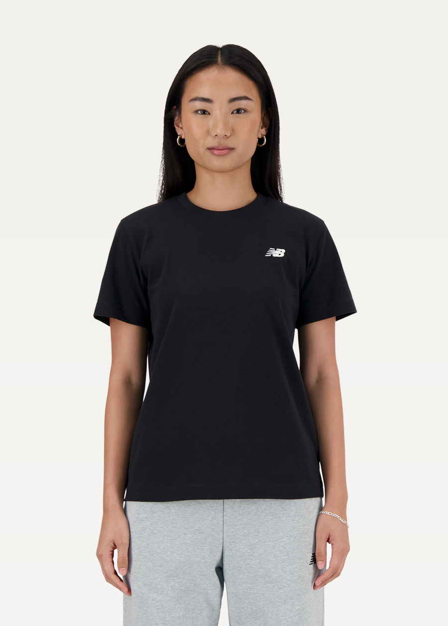 Футболка жіноча New Balance Small Logo чорного кольору