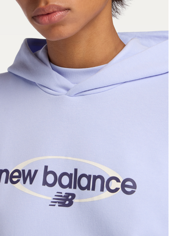 Худі жіноче New Balance Sport Graphic Relaxed бузкового кольору