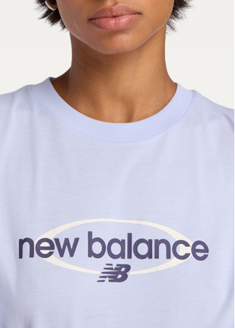 Футболка жіноча New Balance Sport Relaxed Graphic бузкового кольору