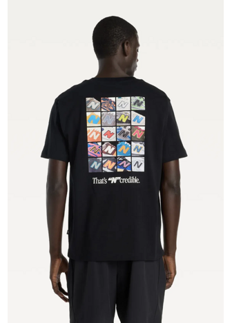 Футболка чоловіча New Balance N Collage чорного кольору