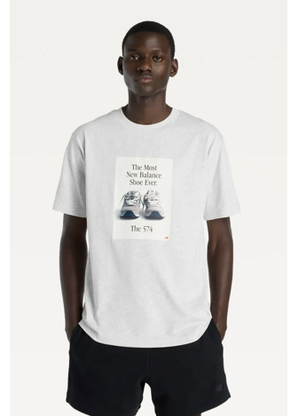 Футболка чоловіча New Balance 574 Ad T-Shirt св.сіра
