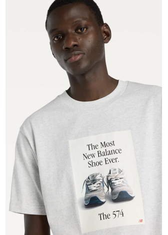 Футболка чоловіча New Balance 574 Ad T-Shirt св.сіра