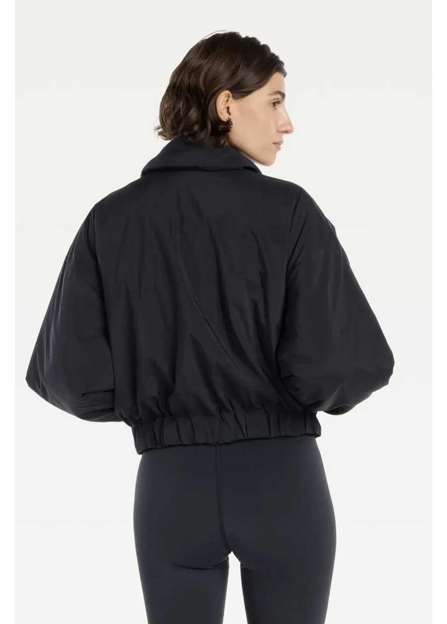 Куртка-бомбер женская Woven Bomber Jacket черного цвета